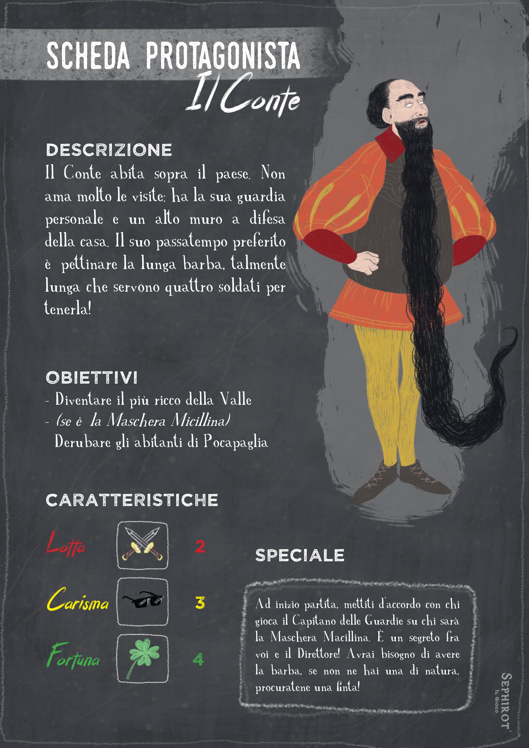 Scheda Protagonisti: Il Conte
